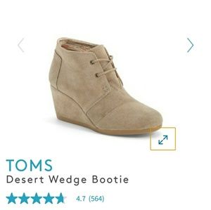 Toms Desert Sand Wedges Size 12